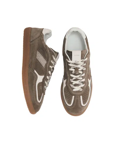 Alohas Tb.490 Rife Taupe Leather Sneakers Shoes In Brown