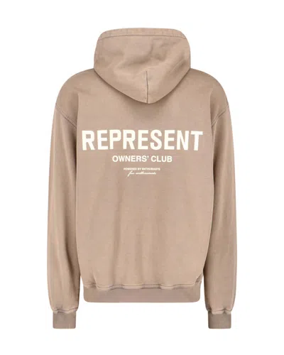 Represent Clothing Felpa Owners Club Almond In Brown