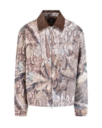 Represent Clothing Giubbino Tracker Real Tree Camo In Gray