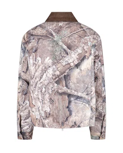 Represent Clothing Giubbino Tracker Real Tree Camo In Gray