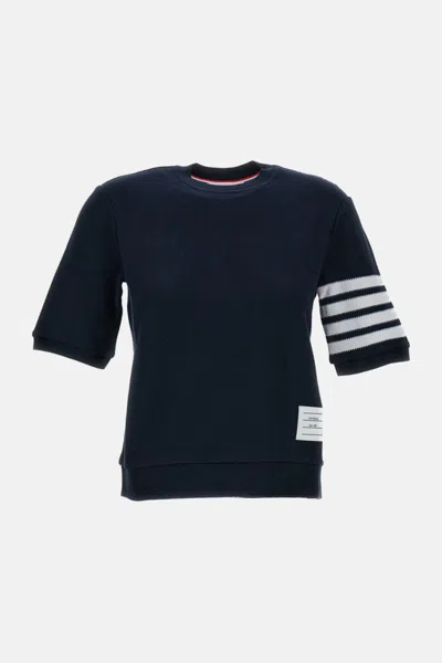 Thom Browne 4-bar Stripe 2003-print T-shirt In Navy Blue