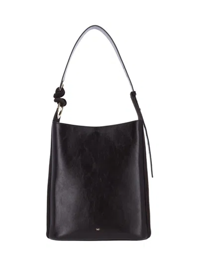 Anya Hindmarch Ringo Chesterfield Shoulder Bag In Brown