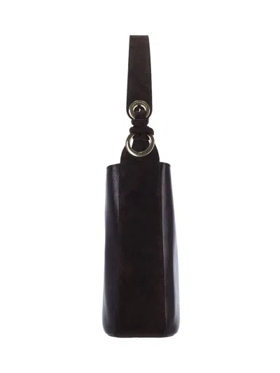 Anya Hindmarch Ringo Chesterfield Shoulder Bag In Brown