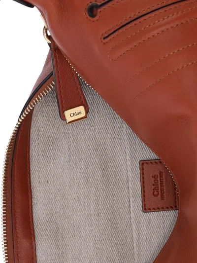 Chloé Marcie Shoulder Bag In Brown