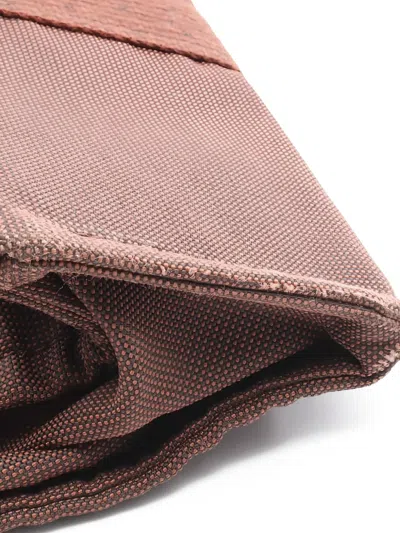 Pre-owned Hermes 2000s Yale Line Mm Canvas Tote Bag In Brown