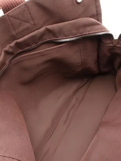 Pre-owned Hermes 2000s Yale Line Mm Canvas Tote Bag In Brown