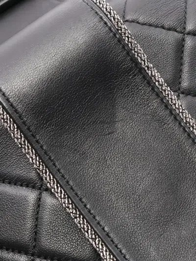 Pre-owned Chanel 2019 Elementary Chic Shoulder Bag In Black