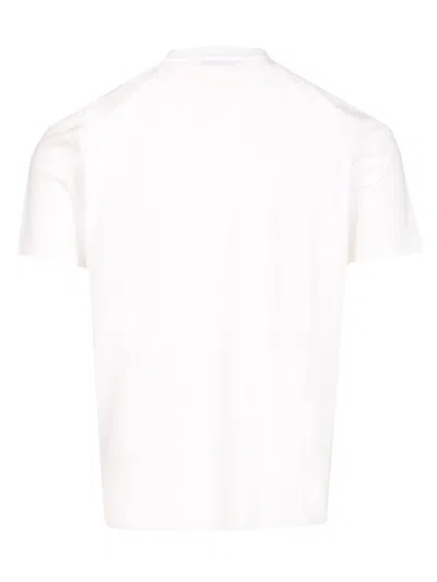 Tom Ford Lyocell Cotton Short Sleeve Crewneck T-shirt White