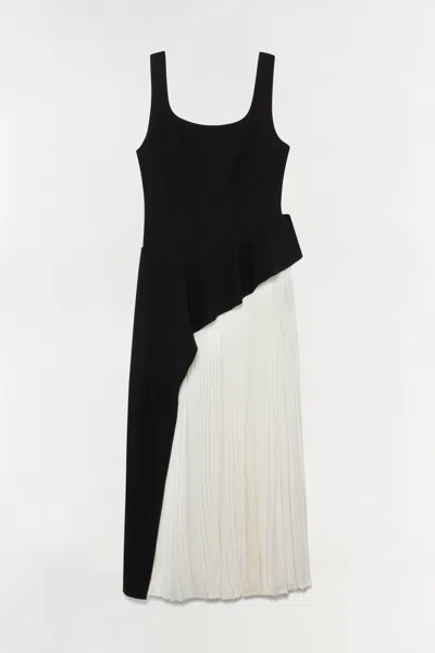 Simkhai Women's Zayla Pleated Midi Maxi Dress In Black/multi In Multi