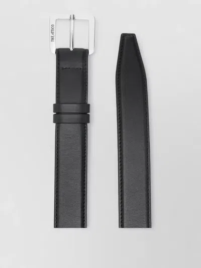 Attico Adjustable Belt Smooth Finish Design In Brown