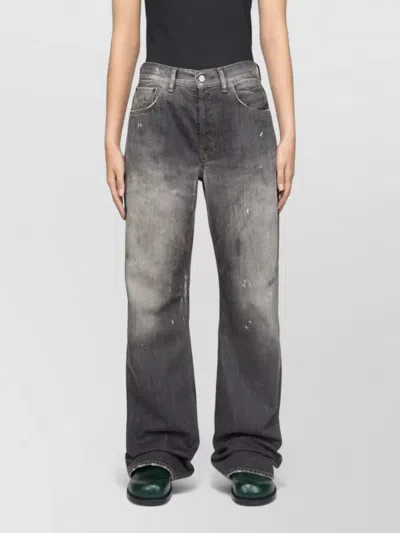 Acne Studios 2021f Regular Fit Jeans Black