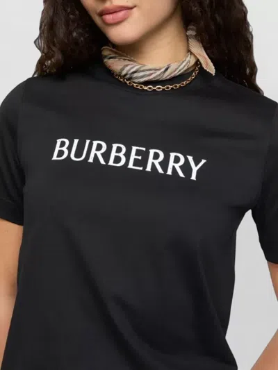 Burberry Frankie Logo-print Short-sleeve T-shirt In Black