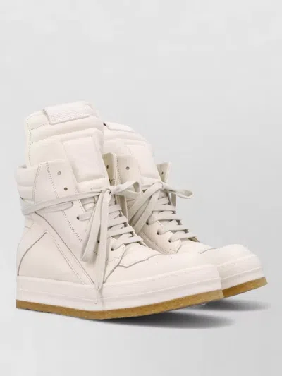 Rick Owens Geobasket High Top Sneaker Perforated Toe In Multi