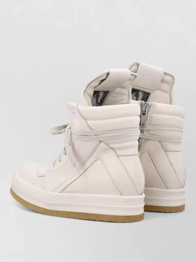 Rick Owens Geobasket High Top Sneaker Perforated Toe In Multi
