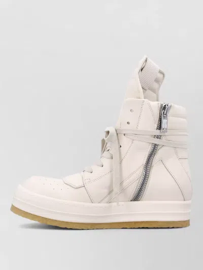 Rick Owens Geobasket High Top Sneaker Perforated Toe In Multi
