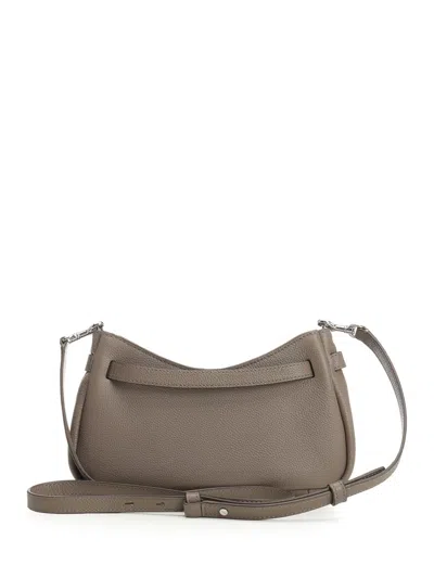 Tory Burch Romy Zip Top Crossbody Crossbody Bags Brown