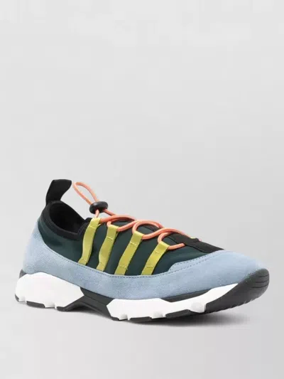 Marni Sneakers Contrasting Sole Low Top Pull Tab In Multi