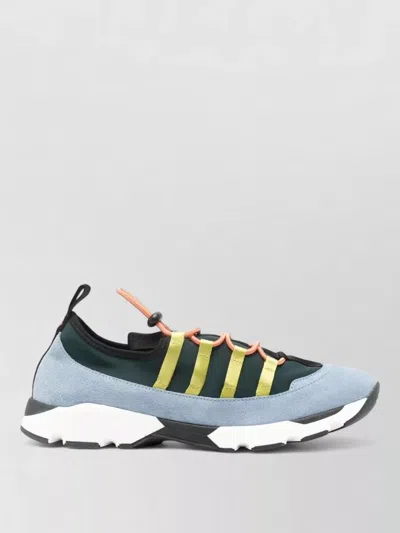 Marni Sneakers Contrasting Sole Low Top Pull Tab In Multi