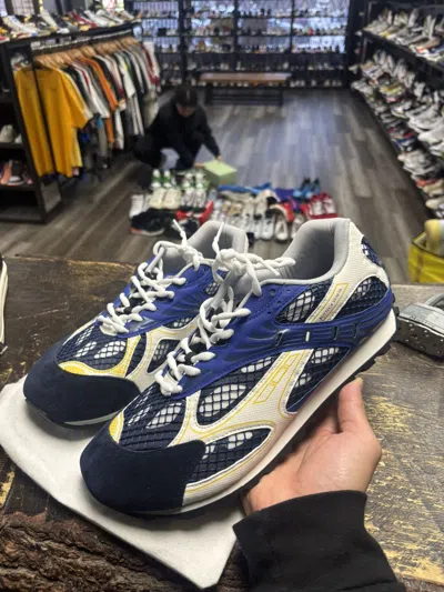 Pre-owned Bottega Veneta Orbit Sneakers In Blue