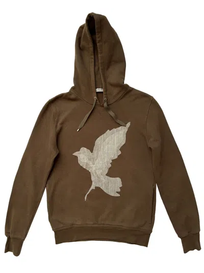 Pre-owned Dior 2012  Lonely Bird Brown Hoodie