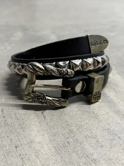 Pre-owned Enfants Riches Deprimes Enfants Riches Déprimés Classique Ceinture Cloutée Belt In Black