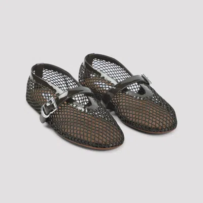 Alaïa Alaia Khaki Mesh Ballerina Women In Animal Print
