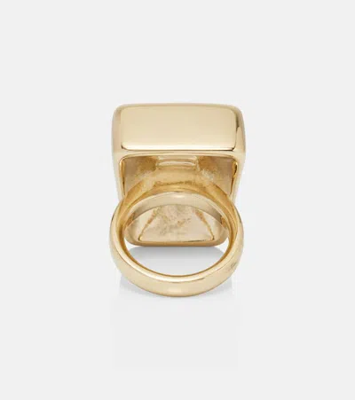 Tom Ford Deco Ring In Metallic