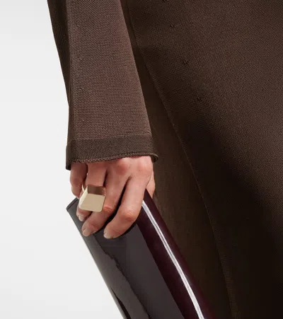 Tom Ford Deco Ring In Metallic