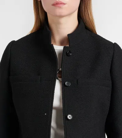 Courrèges Belted Jacket In Black