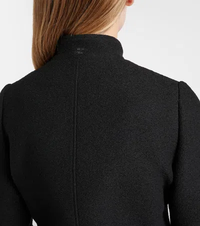 Courrèges Belted Jacket In Black