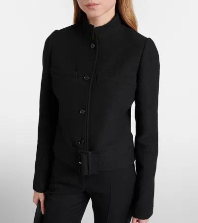 Courrèges Belted Jacket In Black