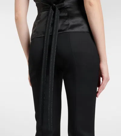 Alexander Mcqueen Wool Vest In Black