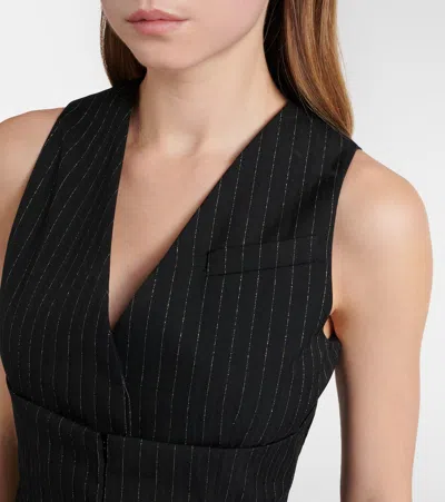 Alexander Mcqueen Wool Vest In Black