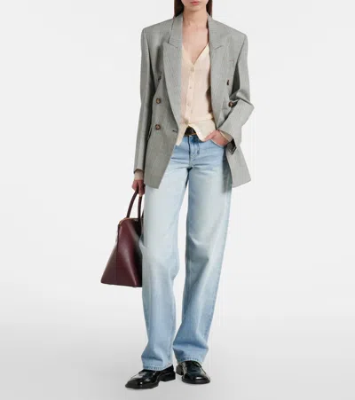 Victoria Beckham Cotton-blend Cardigan In Neutral