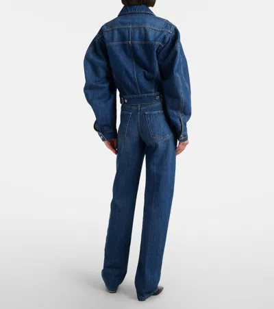 Givenchy Jean Paul Gaultier Multicolor The Yellow Butterfly Polyamide Cardigan In Blue