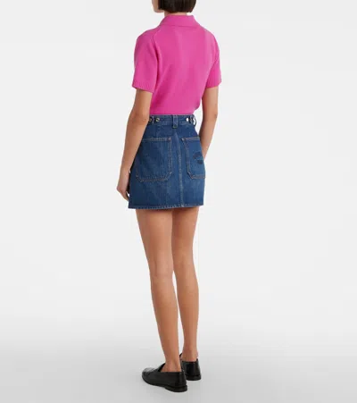 Givenchy Denim Miniskirt In Blue