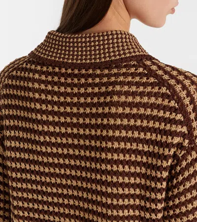 Polo Ralph Lauren Striped Cotton Sweater In Multi