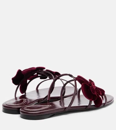 Zimmermann Orchid Slide In Burgundy