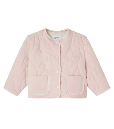 Bonpoint Quilted Jacket In Pink