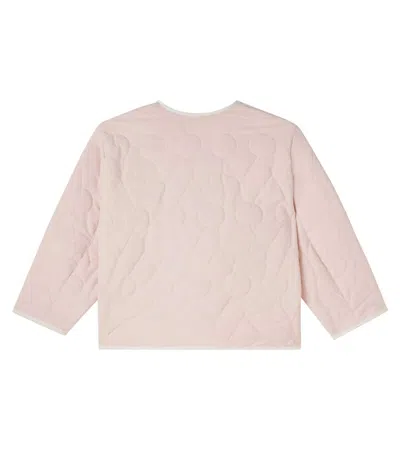 Bonpoint Quilted Jacket In Pink