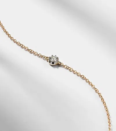Stone And Strand The Alibi 10kt Gold Bracelet With Diamond In Gold