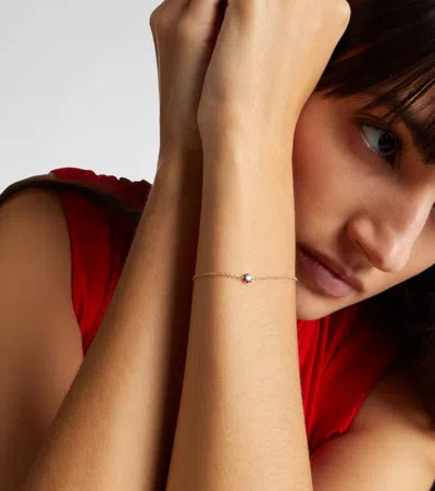 Stone And Strand The Alibi 10kt Gold Bracelet With Diamond In Gold