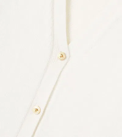 Versace La Medusa Cardigan In White