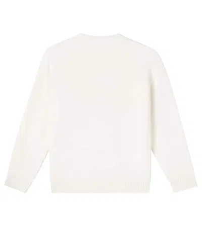 Versace La Medusa Cardigan In White