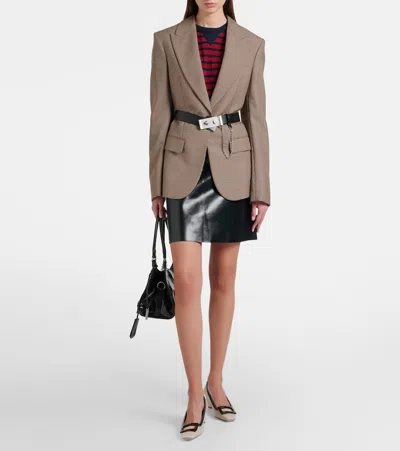 Roger Vivier Belle Vivier 45 Canvas Pumps In Neutral