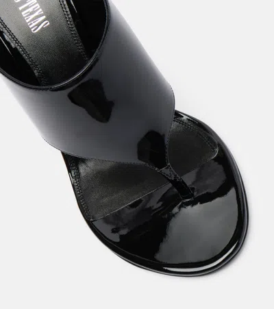 Paris Texas Lidia 105 Patent Leather Mules In Black