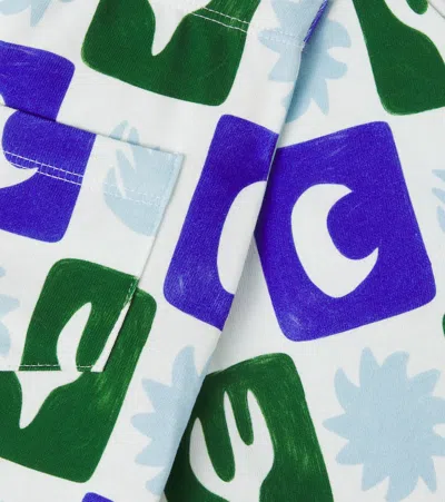 Fabula Printed Cotton-blend Bermuda Shorts In Multi