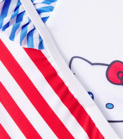 Monnalisa X Hello Kitty Striped Bikini In Multi