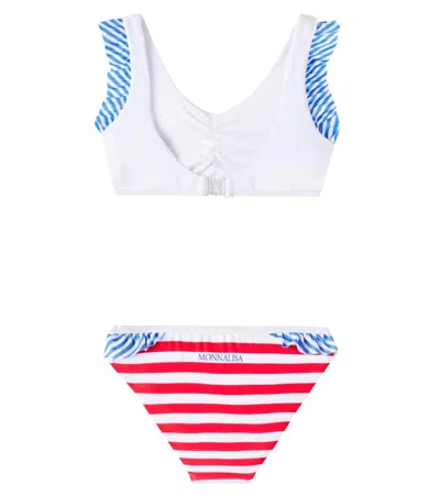 Monnalisa X Hello Kitty Striped Bikini In Multi