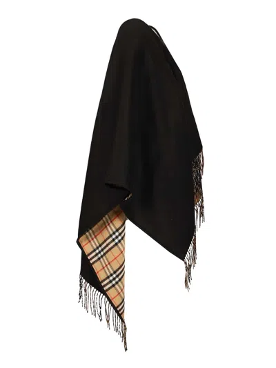 Burberry Women Reversible Cape In Black